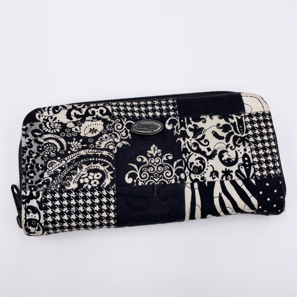 Donna Sharp Quilted Patchwork Zip Around Wallet B… - image 2